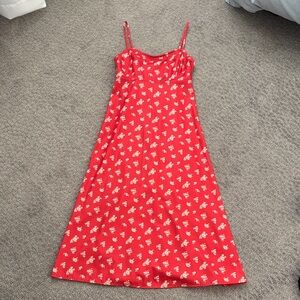 Altar'd State Red Floral Dress